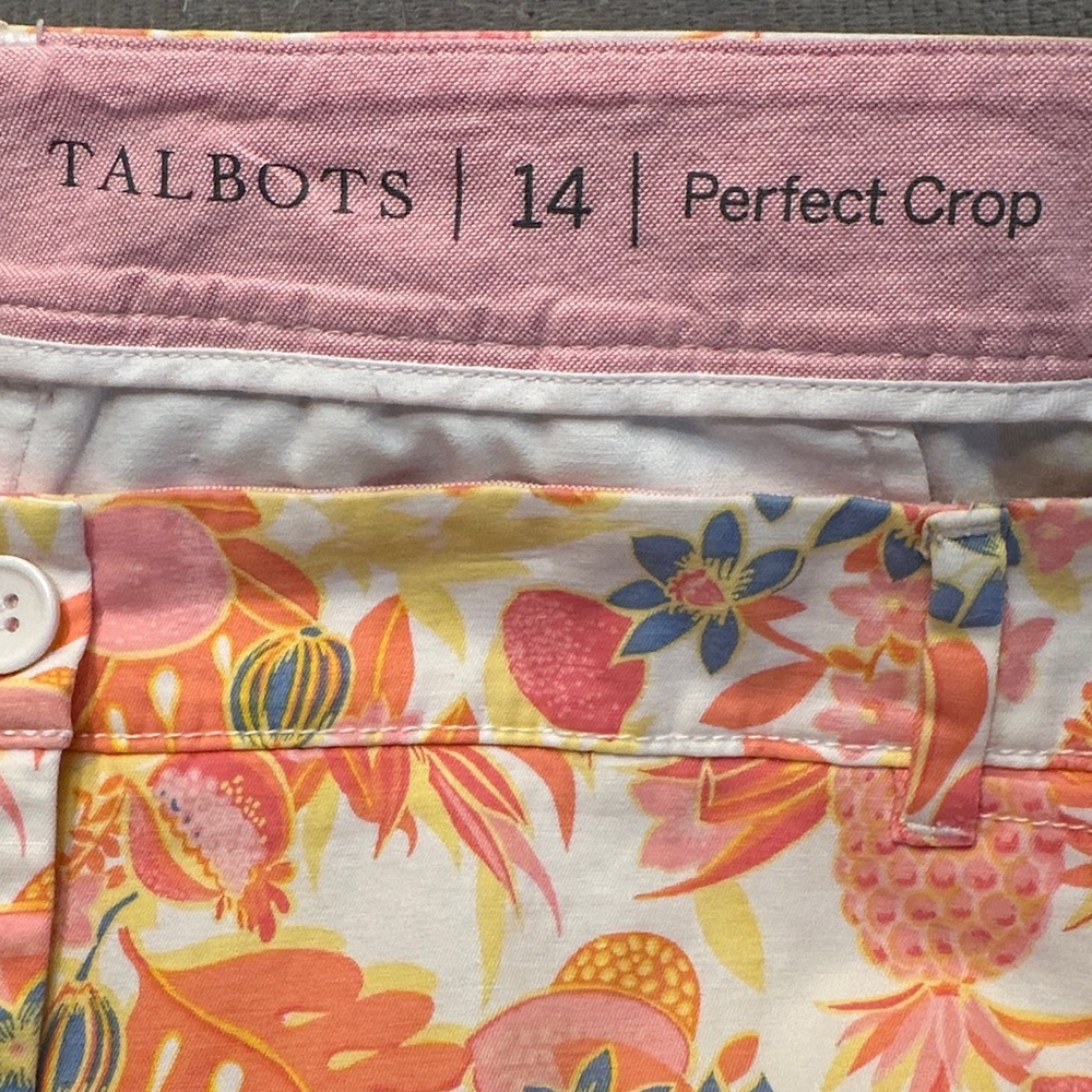 Talbots perfect crop pants - Picture 2 of 3